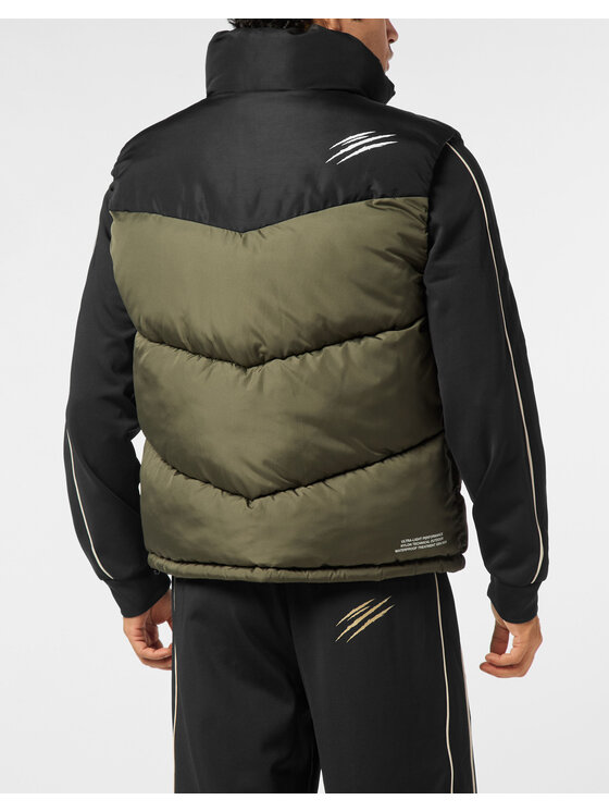 Plein Sport Plein Sport Gilet 24003 Verde Regular Fit