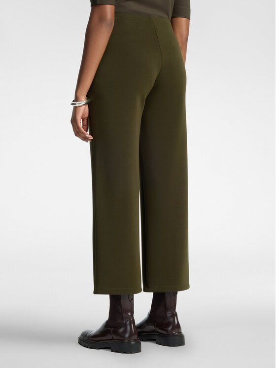 Elena Mirò Elena Mirò Spodnie materiałowe P810Z000207N035 Zielony Flare Fit