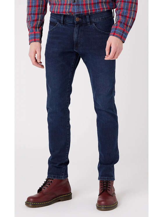 Wrangler Wrangler Jeans Bryson Blu scuro Skin Fit