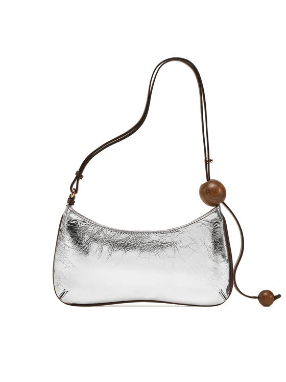 JACQUEMUS JACQUEMUS Ročna torba Le Bisou Perle 24H231BA057-3192 Srebrna