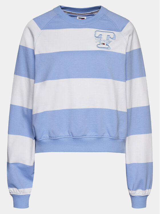 Tommy Jeans Tommy Jeans Суитшърт Letterman DW0DW17789 Син Relaxed Fit