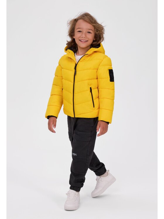 minoti minoti Kurtka zimowa 33COAT502 Żółty Regular Fit