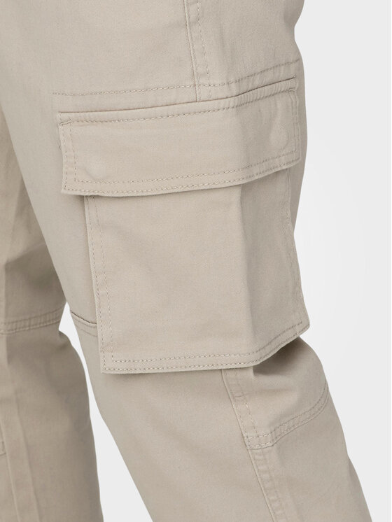 Only & Sons Only & Sons Bavlnené nohavice Cam 22016687 Béžová Tapered Fit