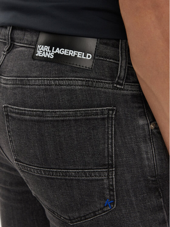 Karl Lagerfeld Jeans Karl Lagerfeld Jeans Jeansy 245D1101 Szary Slim Fit