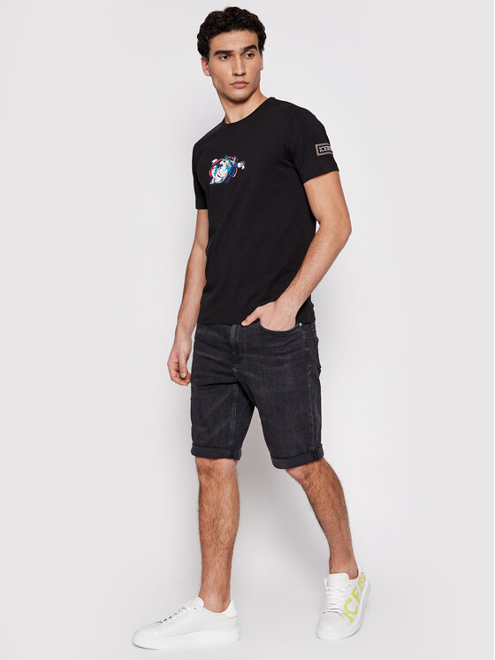 T-shirt X DISNEY 21EI1P0F01F6309 Nero Regular Fit