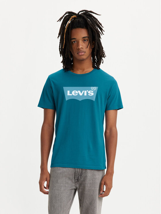 Levi s T shirt Graphic 22491 1332 Bleu Standard Fit Modivo