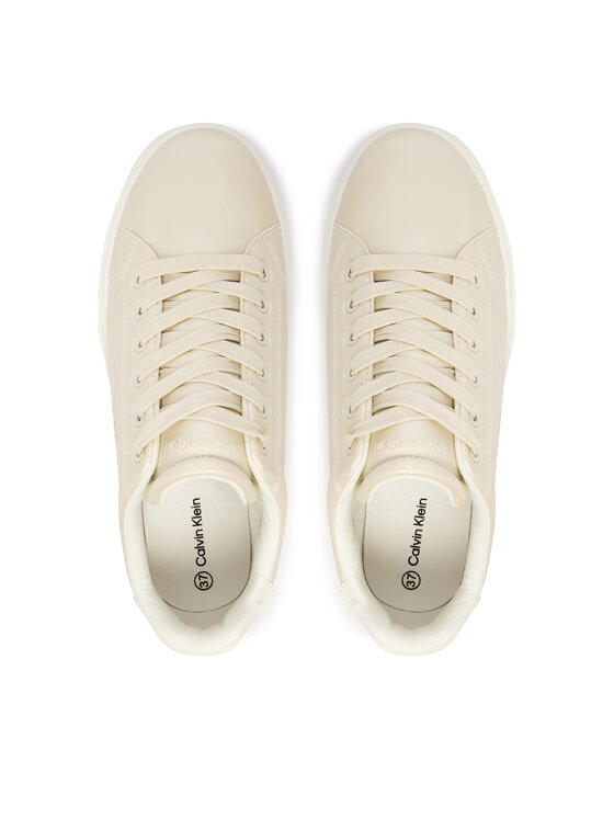 Calvin Klein Calvin Klein Sneakersy Low Cut Lace Up V3A9-83220-1688 Beżowy