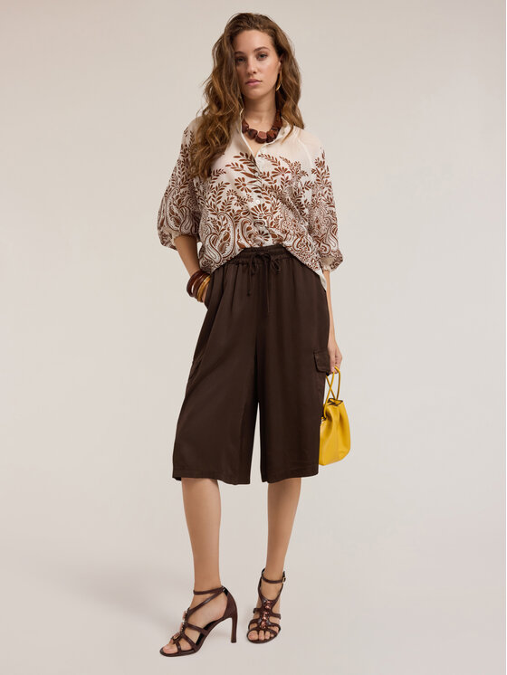 Motivi Motivi Pantaloncini P067W000823N032 Marrone Regular Fit