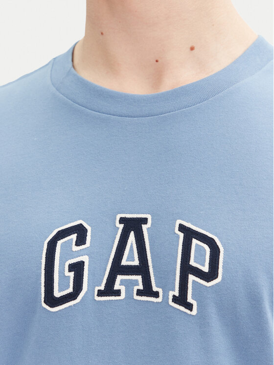 Gap Gap T-Shirt 570044-36 Modrá Regular Fit