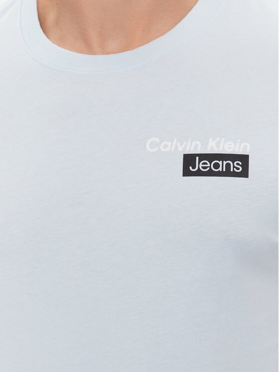 Calvin Klein Jeans Calvin Klein Jeans T-Shirt J30J324647 Niebieski Slim Fit