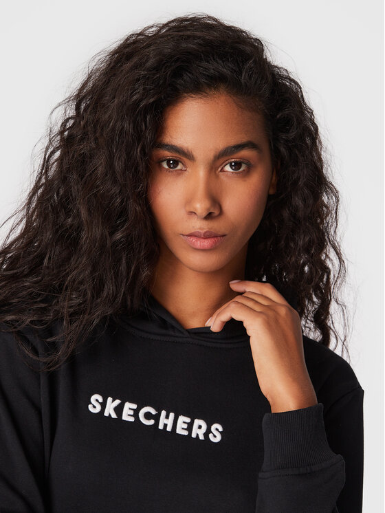 Skechers Skechers Bluza Signature WHD69 Czarny Regular Fit