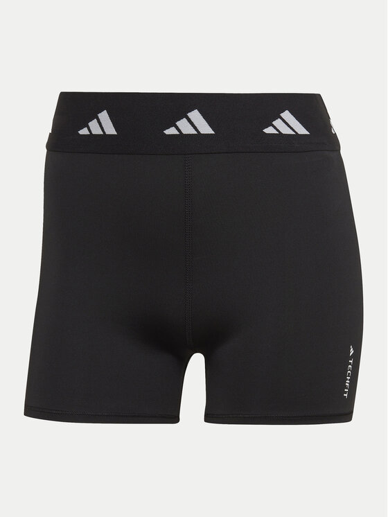adidas adidas Športové kraťasy Techfit HF6683 Čierna Slim Fit