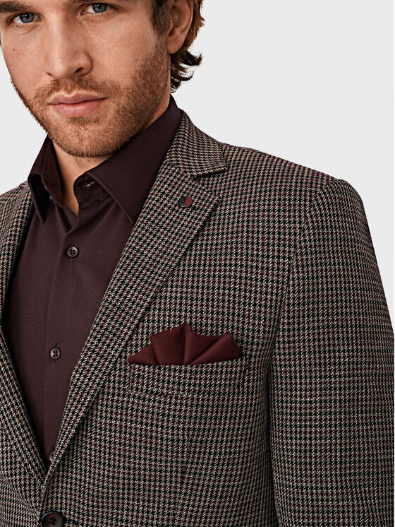 Evenemen Evenemen Marynarka Vika Bordowy Slim Fit