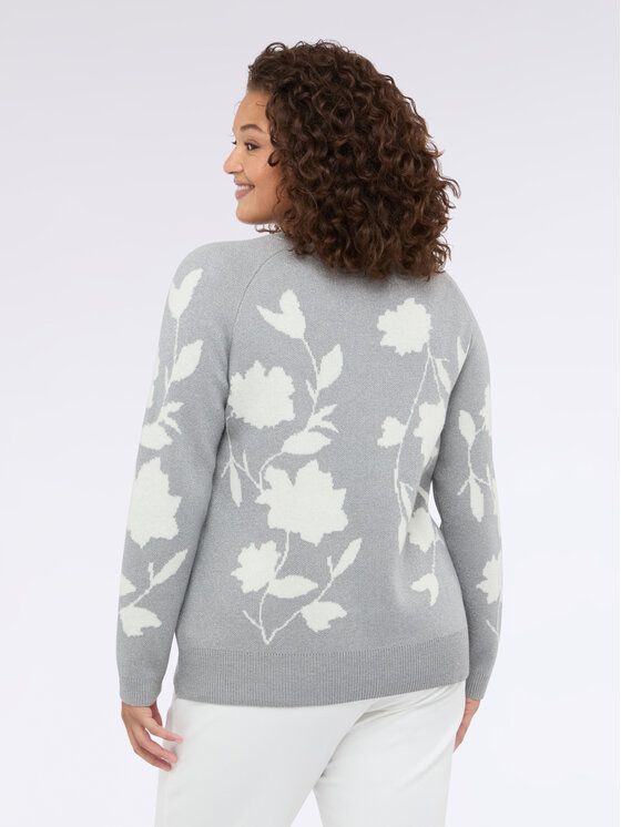 Fiorella Rubino Fiorella Rubino Sweter M799L008198N0S3 Szary Regular Fit