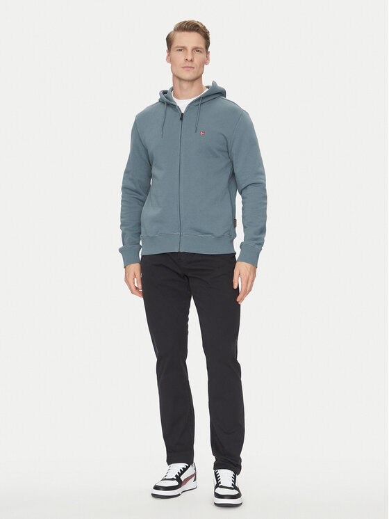 Napapijri Napapijri Pantaloni chino M-Puyo NP0A4H98 Nero Slim Fit