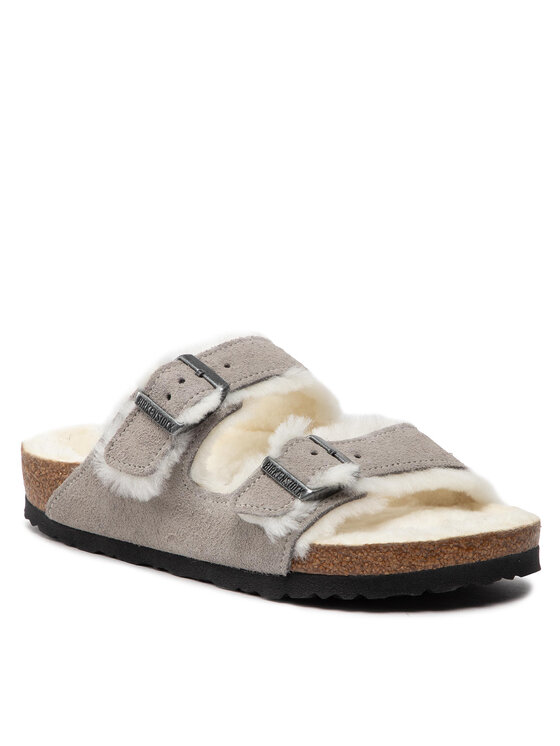 Birkenstock Birkenstock Hausschuhe Arizona Shearling 1017402 Grau