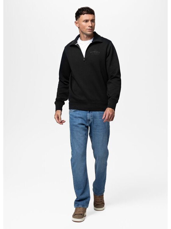 PITBULL PITBULL Bluza SAMPSON Czarny Regular Fit