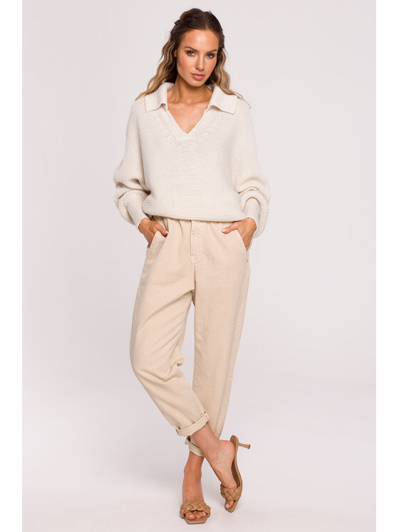 Made of Emotion Made of Emotion Sweter M687 Szary