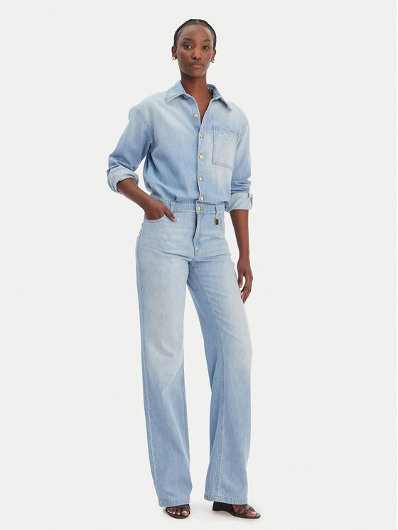 Elisabetta Franchi Elisabetta Franchi Kezeslábas TJ-44D-61E2-V690 Kék Regular Fit