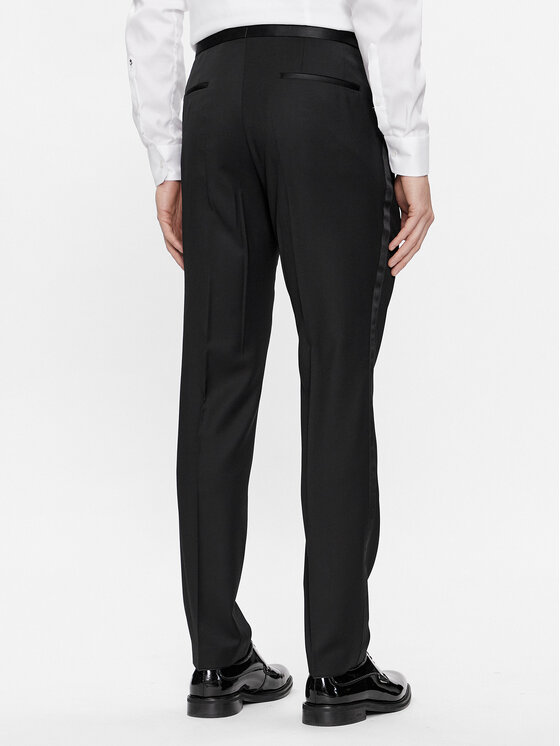 Boss Anzug H-Huge 50493306 Schwarz Slim Fit | Modivo.de