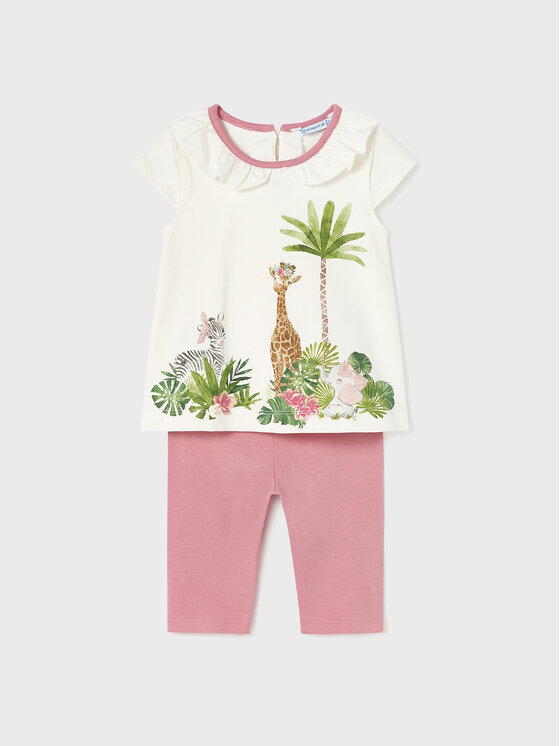 Completo T-shirt e leggings 1780 Multicolore