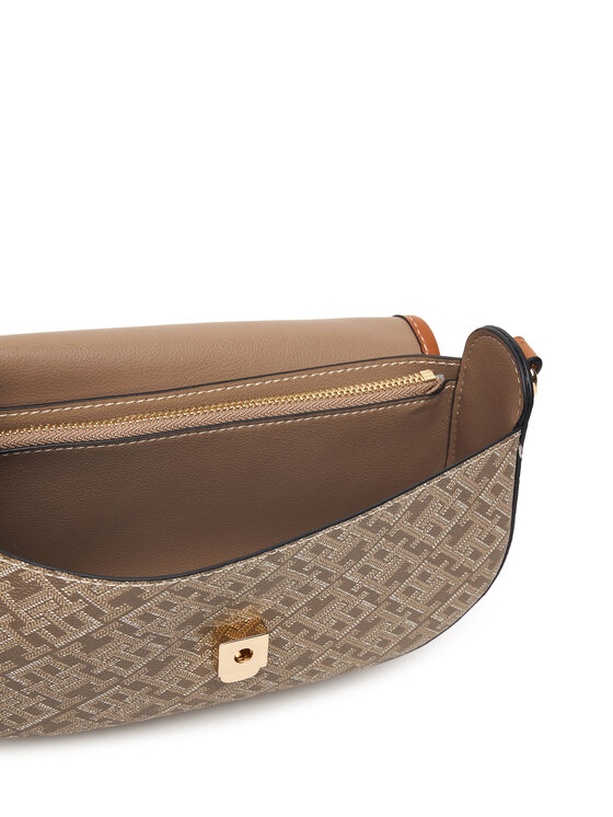 Tommy Hilfiger Tommy Hilfiger Geantă Th Monoplay Saddle Bag AW0AW19172 Bej deschis