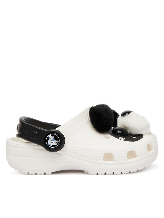 Crocs Şlapi Classic IAM Panda Clog T 213838 Alb