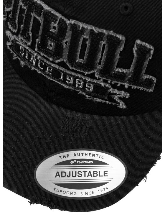 PITBULL PITBULL Czapka z daszkiem Czapka Snapback Pitbull Since 1989 uniwersalny Czarny