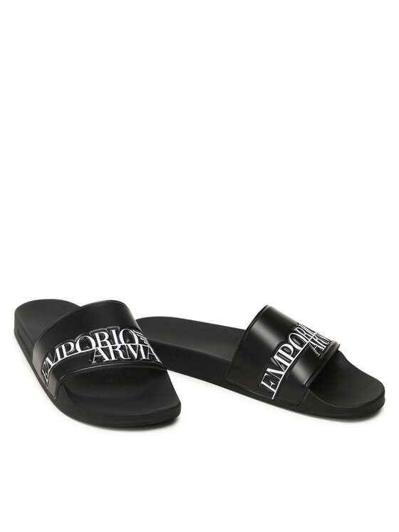 Emporio Armani Emporio Armani Šľapky XVPS02 XN126 00002 Čierna