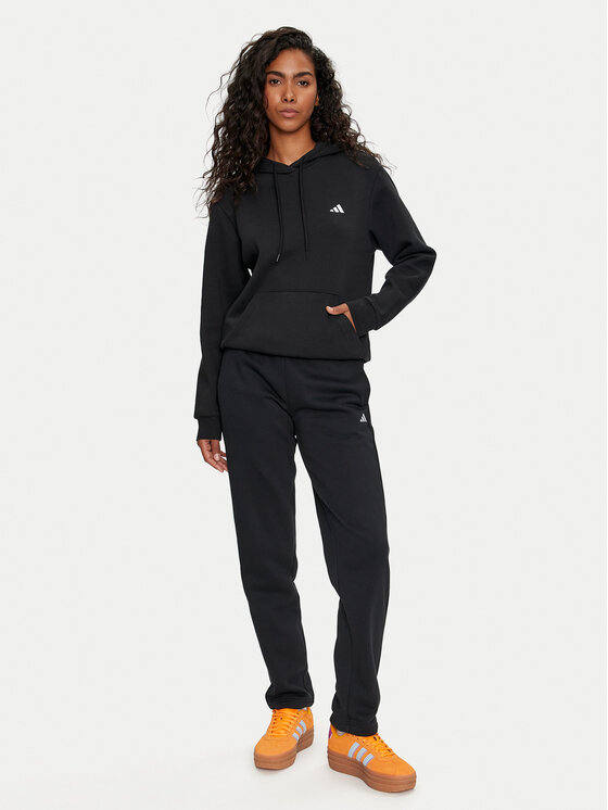 adidas adidas Teplákové nohavice Essentials Small Logo IW0221 Čierna Regular Fit