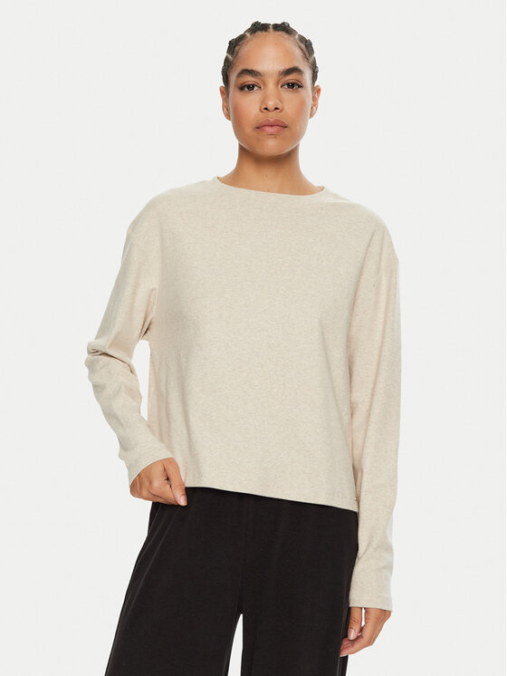Guess Guess Pyžamový top Elsa O4BP0 1KCHZ2 Sivá Relaxed Fit