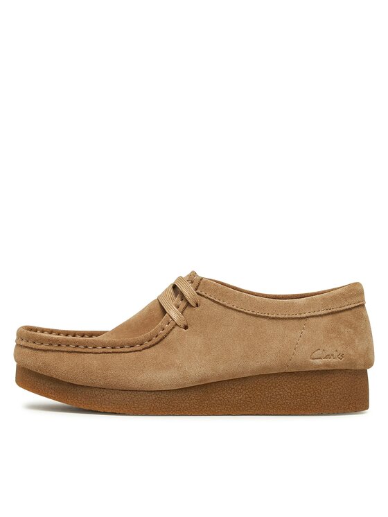 Clarks Clarks Półbuty WallabeeEvoSh 261747474 Beżowy