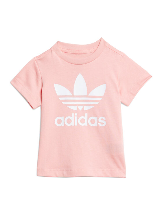 adidas adidas Sada T-shirt a šortky JC6580 Růžová Regular Fit