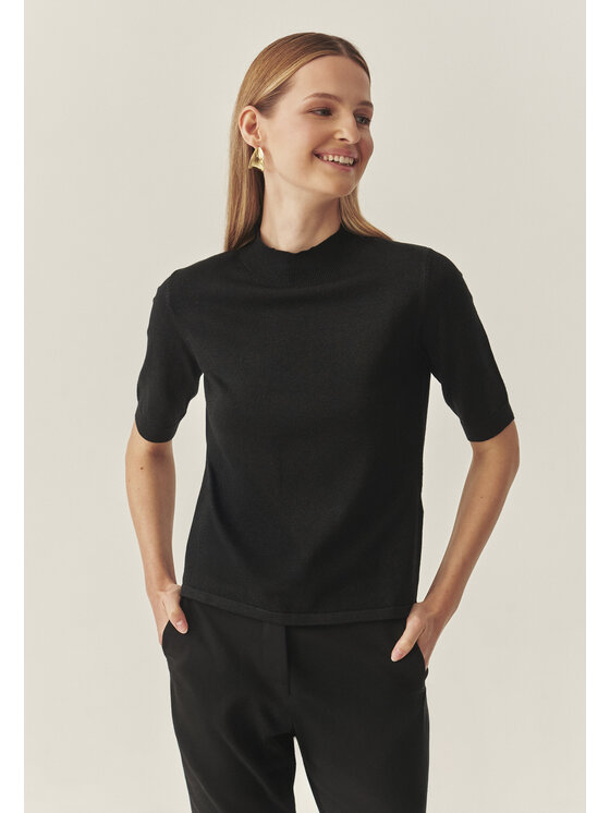 TATUUM Tatuum Sweter LULU 2 Czarny Fitted Fit
