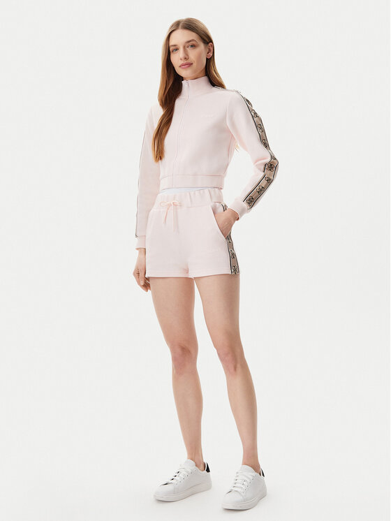 Guess Guess Bluza V3RQ12 KB3P2 Różowy Regular Fit