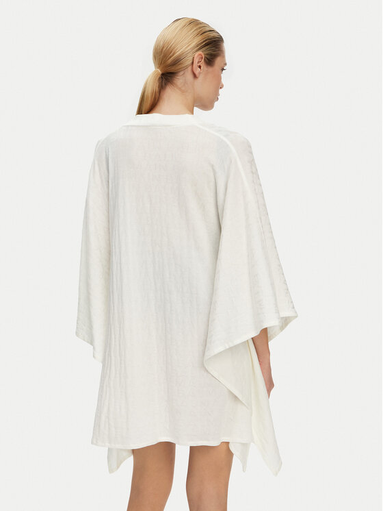 Balmain Balmain Pareo kendő BKA282120 Ekru Regular Fit