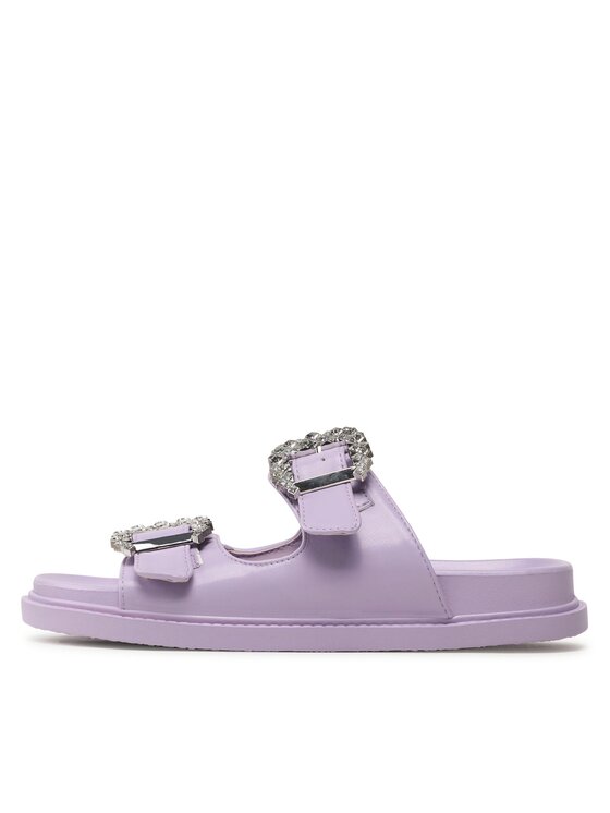DeeZee DeeZee Klapki E566-40 Fioletowy