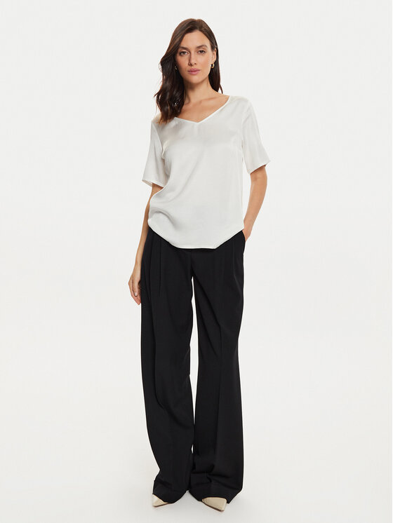 Tatuum Tatuum Blusa Mekonga T2416.044B Écru Regular Fit