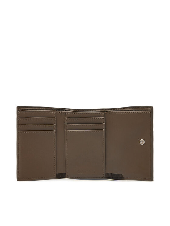 Calvin Klein Calvin Klein Ženski novčanik Ck Woven Small Trifold K60K612953 Kaki