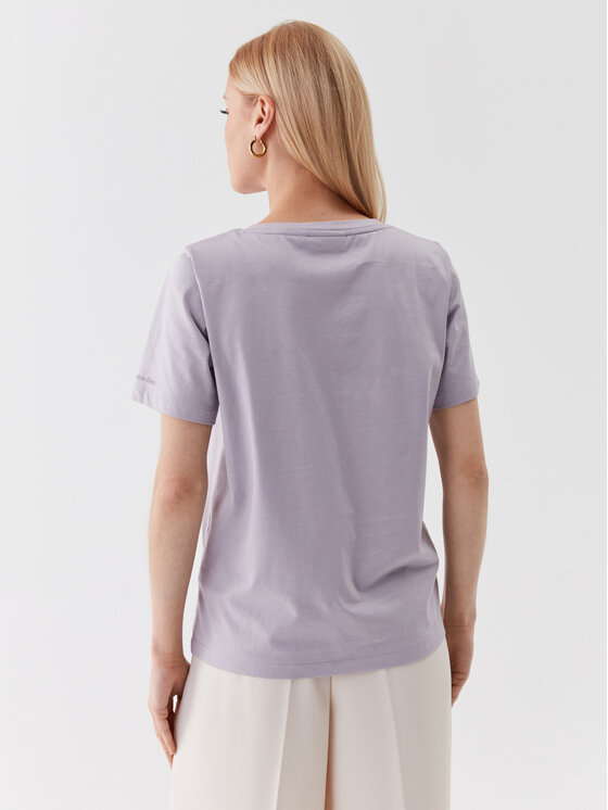 Calvin Klein Calvin Klein Tričko K20K205338 Fialová Relaxed Fit