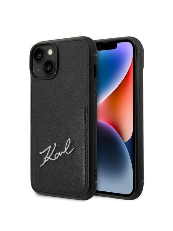 Etui na telefon KARL LAGERFELD, Czarne, iPhone 14 Plus