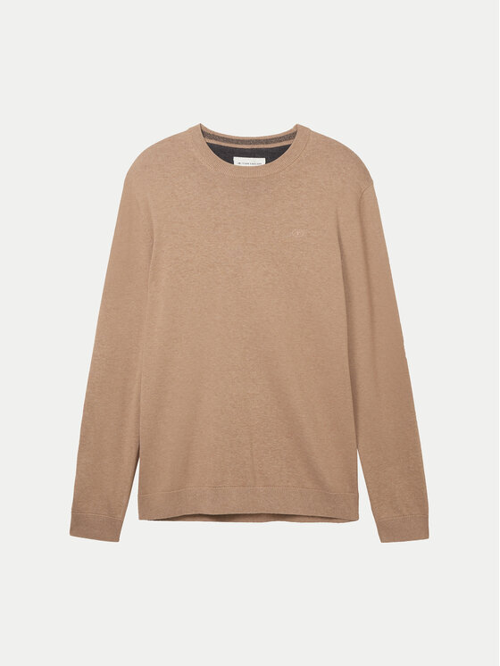 Tom Tailor Tom Tailor Sweter 1038426 Beżowy Regular Fit