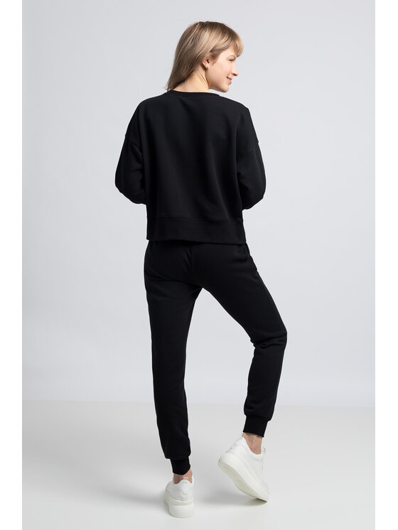 LaLupa LaLupa Bluza LA056 Czarny Comfortable Fit
