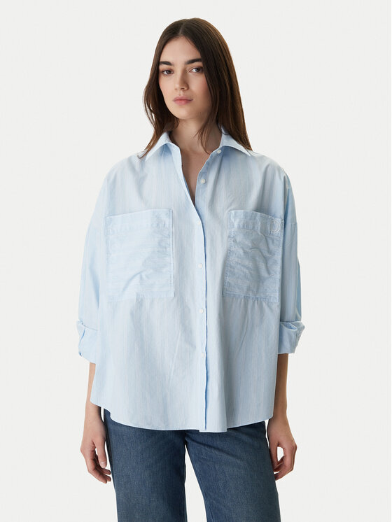 HUGO Cămașă Edafnena 50553358 Albastru deschis Regular Fit