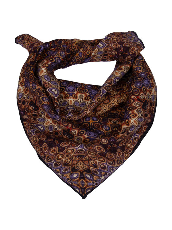ALLORA BE UNIQUE ALLORA BE UNIQUE Foulard wełna z jedwabiem Marrone