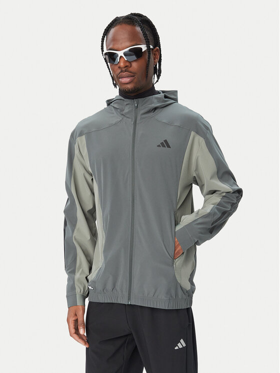 adidas adidas Bluza Tech Essentials Workout Track Top KQ5738 Zielony Regular Fit