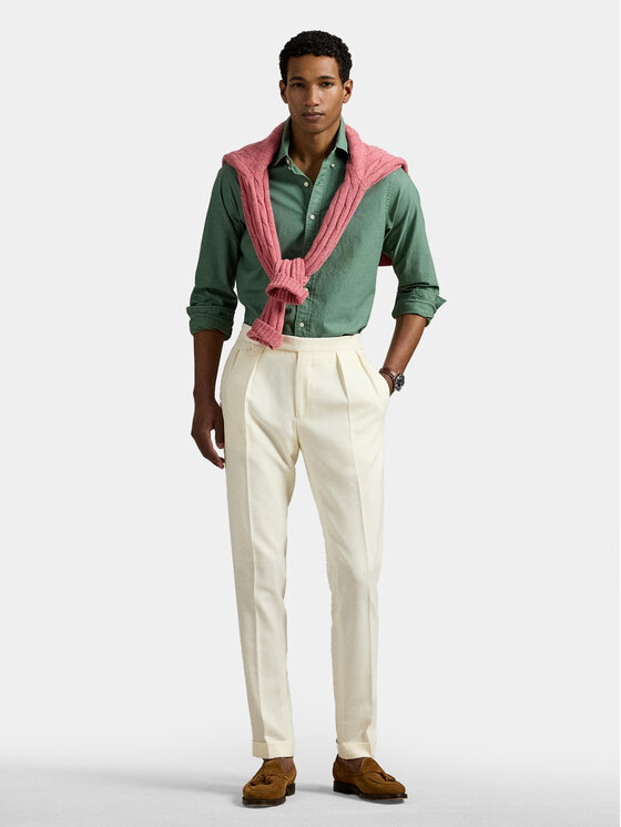 Polo Ralph Lauren Polo Ralph Lauren Сорочка 710804257056 Зелений Slim Fit