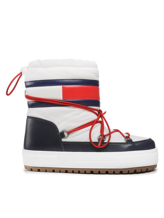 Tommy Jeans Stivali da neve Snowboot Low EN0EN02162 Bianco, taglia : 40