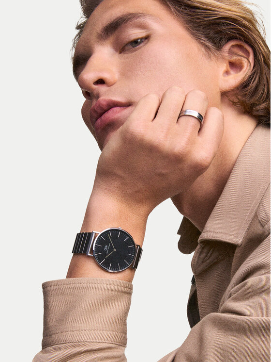 Daniel Wellington Daniel Wellington Zegarek DW00100774 Srebrny