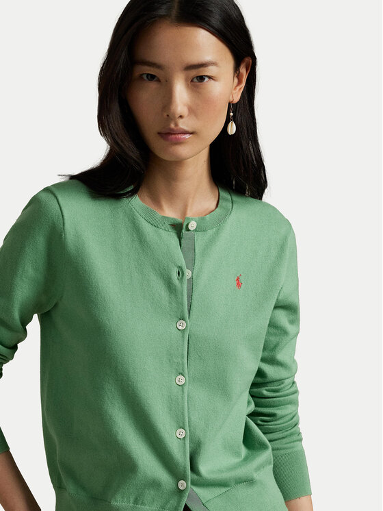 Polo Ralph Lauren Polo Ralph Lauren Kardigāns 211891672027 Zaļš Regular Fit